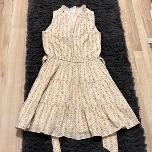 Anna Cate Floral Tie Waist Mini Dress